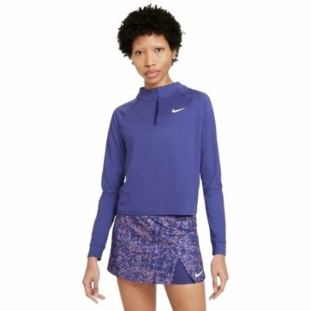 Nike Court Dri-Fit Victory Long-Sleeve Dame Dark Purple Dust