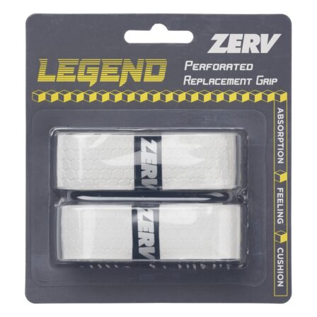 ZERV Legend Perforated Replacement Grip 2-pak Hvid