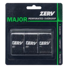 ZERV Major Perforated Overgrip 3-pak Sort
