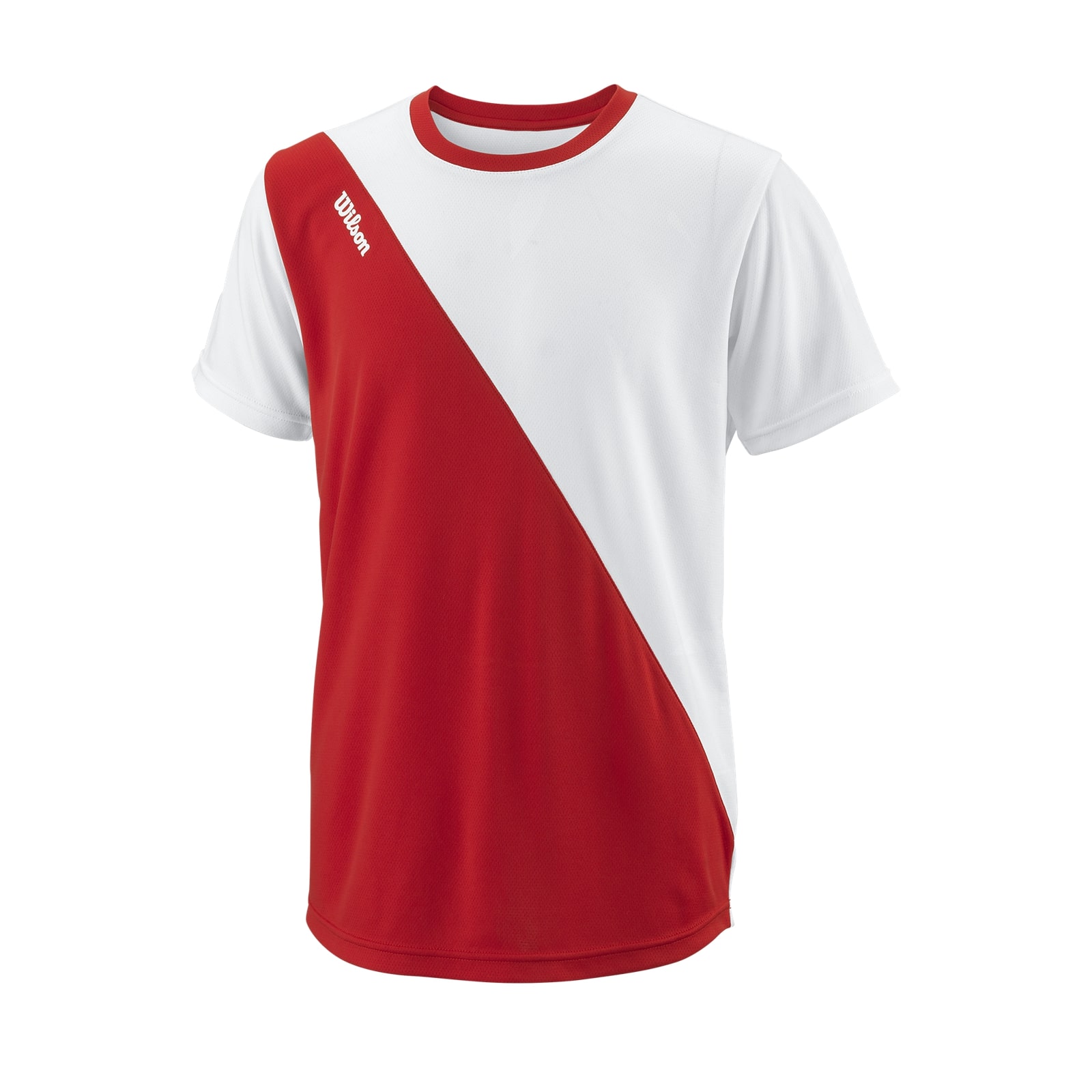 Wilson Team ll Crew Tshirt Red Komfortabelt design