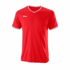 Wilson Team ll High V-Neck T-shirt Red