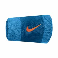 Nike Swoosh Double Svedbånd Blå/Orange 2 Pak