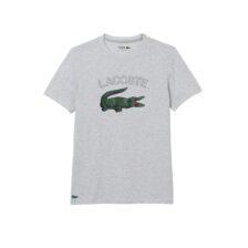 Lacoste Sport Crocodile T-shirt Silver