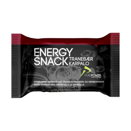 12 stk. PurePower Energy Snack Tranebær
