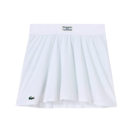 Lacoste-Pleat-Back-Ultra-Dry-Skirt-Women-WhiteGreen-2