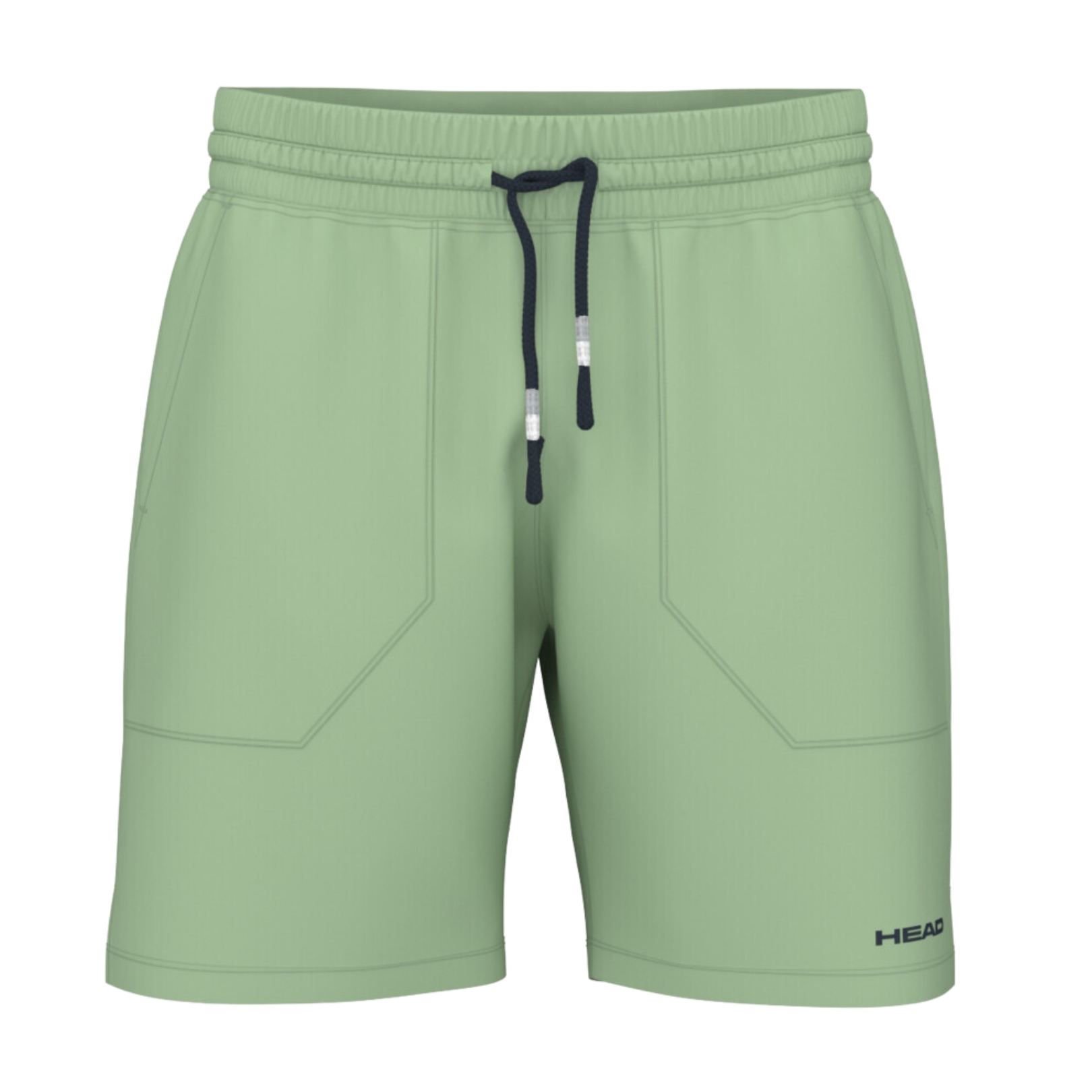 PIECES dam shorts PCGILIA - Celery Green Embroidery edge