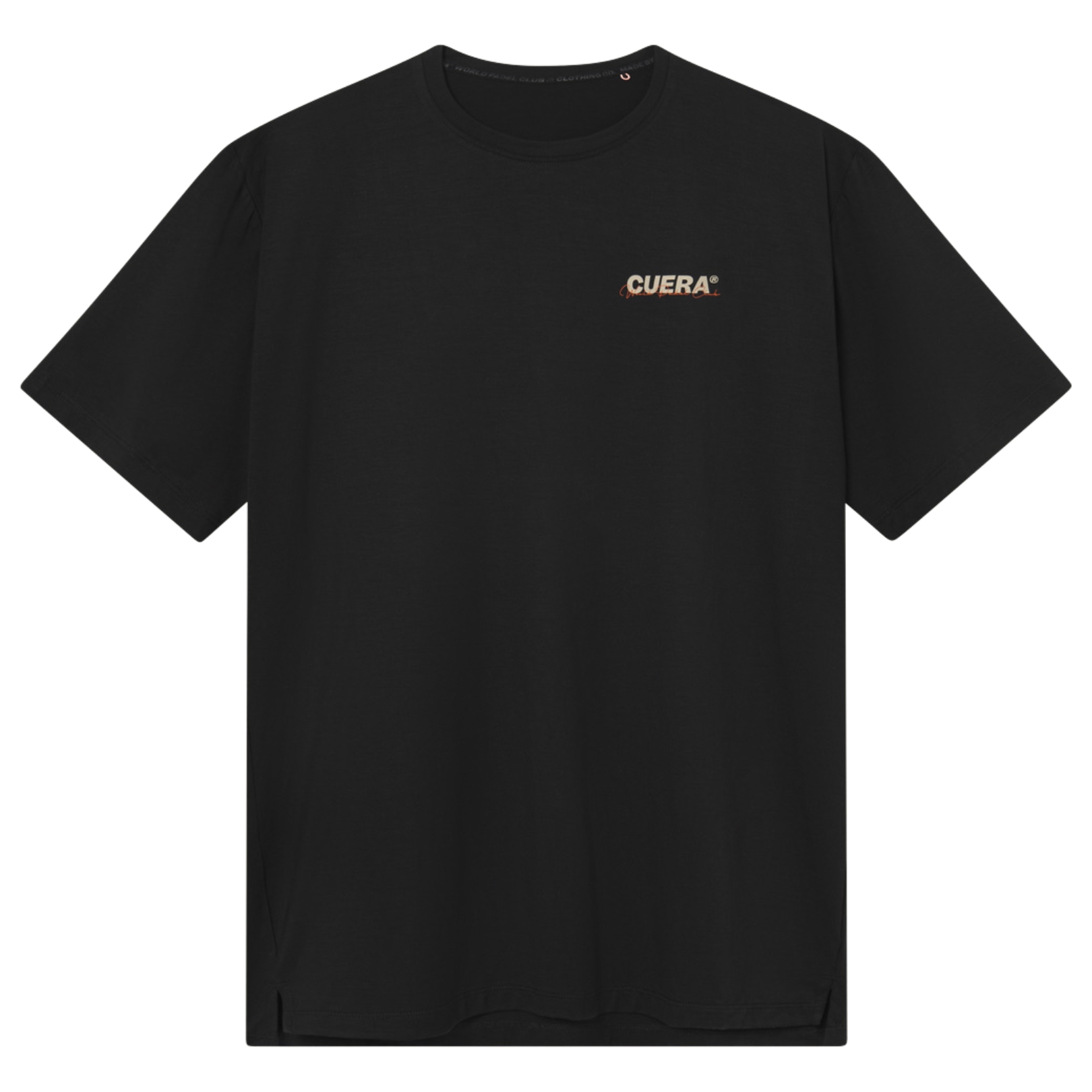 Cuera Active Light Weight T-shirt (Off White w. Navy/Green)