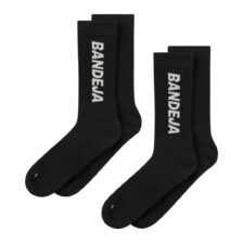 Cuera Bandeja Padel Socks 2-Pack Black/Sand