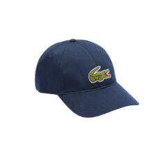 Lacoste Crocodile Badge Cotton Twill Cap Navy