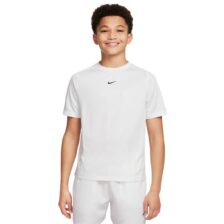 Nike Multi Boys Dri-FIT Short-Sleeve Top White