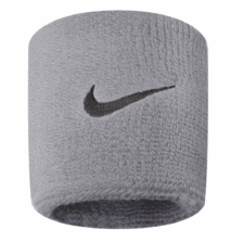 Nike Swoosh Wristbands 2-Pack Matte Silver/Black