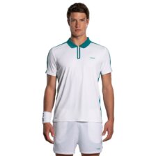 Nox Pro Polo Shirt White/Ivy Green