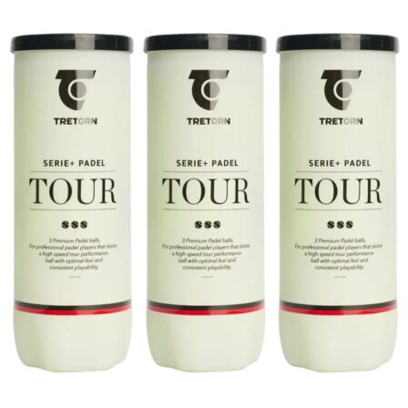 3x Tretorn Serie+ Padel Tour 3 stk.