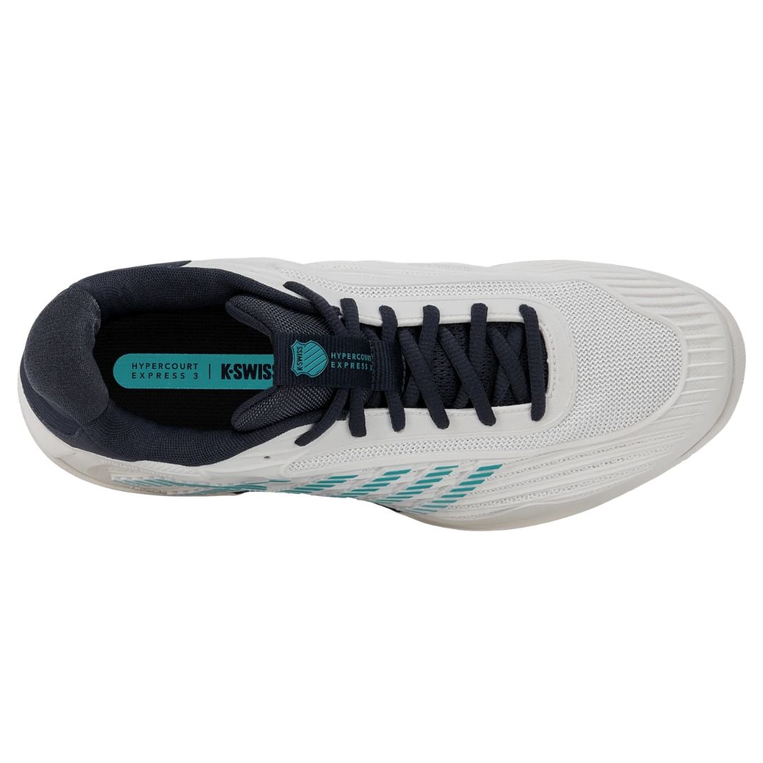 K-Swiss Hypercourt Express 3 Blanc de Blanc/Baltic, billede 4