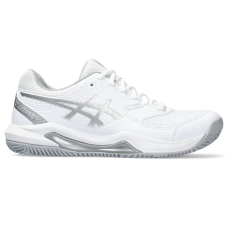 Asics Gel-Dedicate 8 Clay Women White/Pure Silver