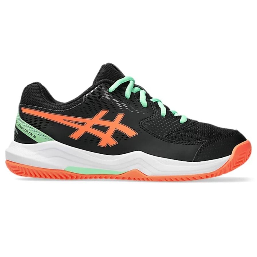 Asics Gel-Dedicate 8 Padel GS Black/Vivid Coral