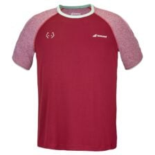 Babolat Crew Neck Tee Juan Lebron Red Dahlia