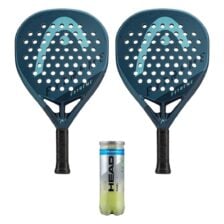 Head Padel Sæt (2 x Head Extreme PWR + Head Padel Pro+ 3 stk.)