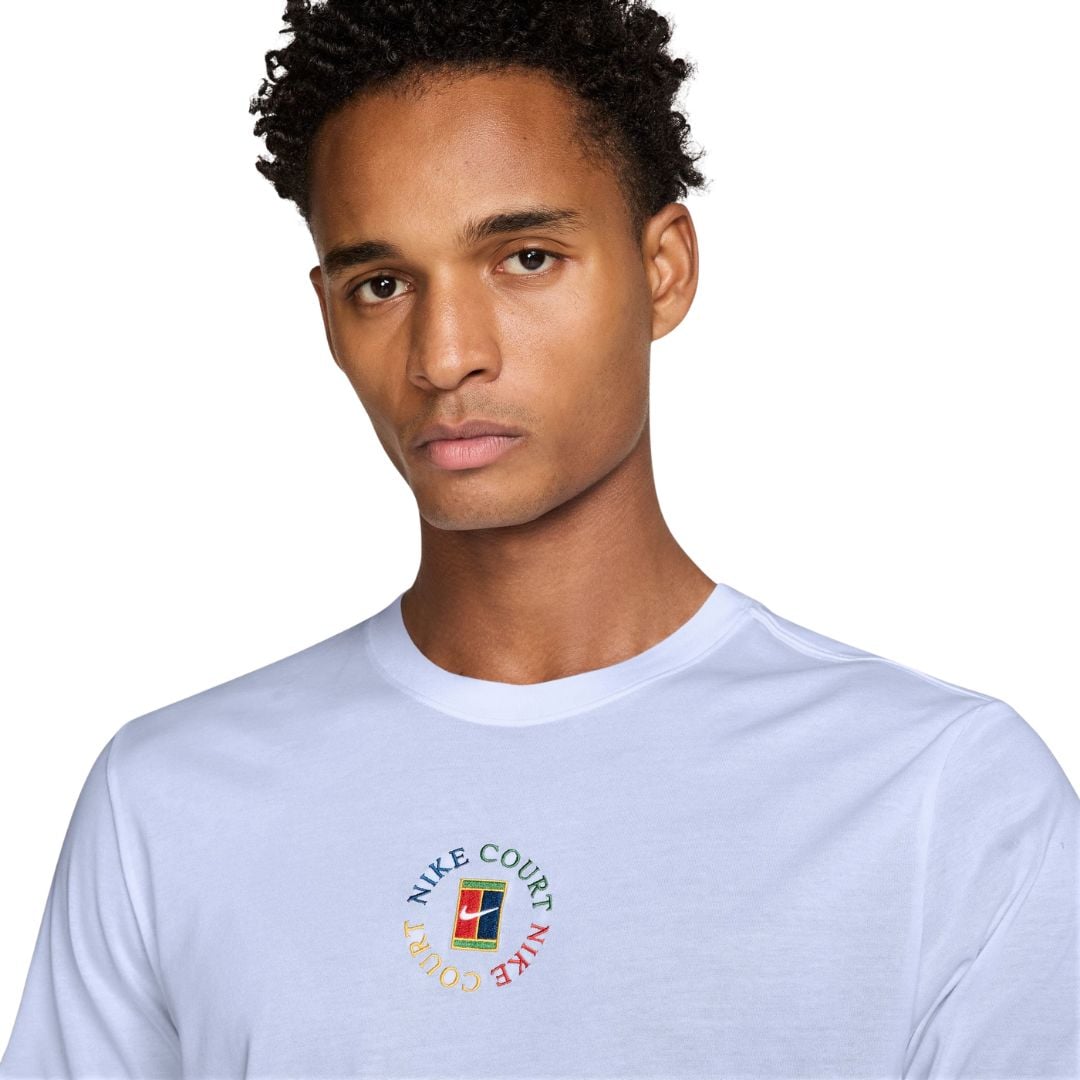 Nike Court Dri-FIT Heritage T-shirt Palest Purple, billede 3