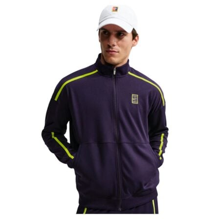 Nike Court Heritage Jacket Purple Dynasty/Lemon Venom